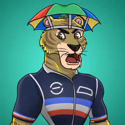 Athletic tiger #0002