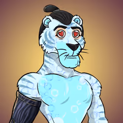 Athletic tiger #0078