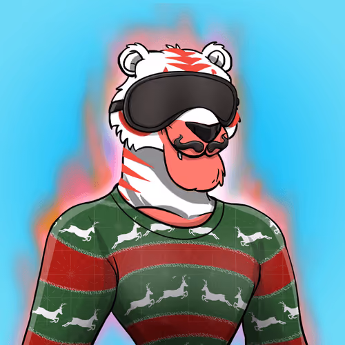 Athletic tiger #0718