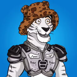 Athletic tiger #0543