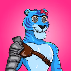 Athletic tiger #0082