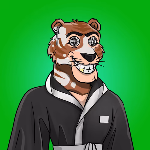 Athletic tiger #1107