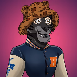Athletic tiger #0004