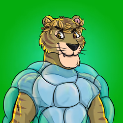 Athletic tiger #0961