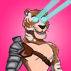 Athletic tiger #0044