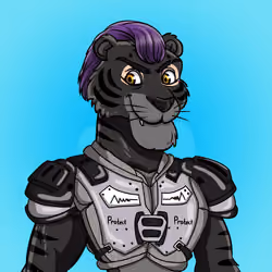Athletic tiger #1117