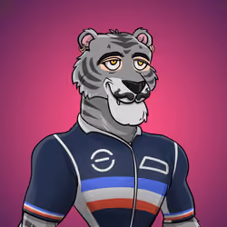 Athletic tiger #0299