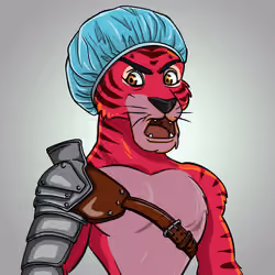 Athletic tiger #0043