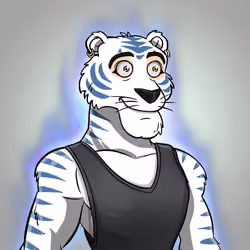 Athletic tiger #0014