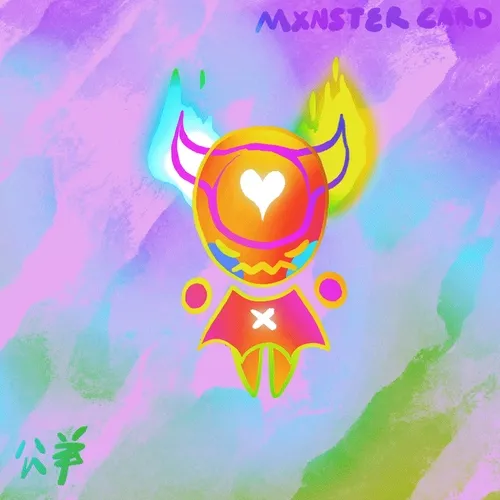 Holographic Mxnster Card
