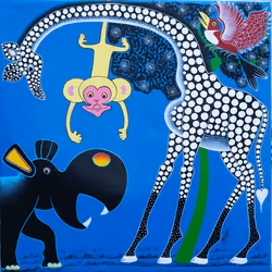[Athumani Maulana] GIRAFFE AND MONKEY ADVICE #1