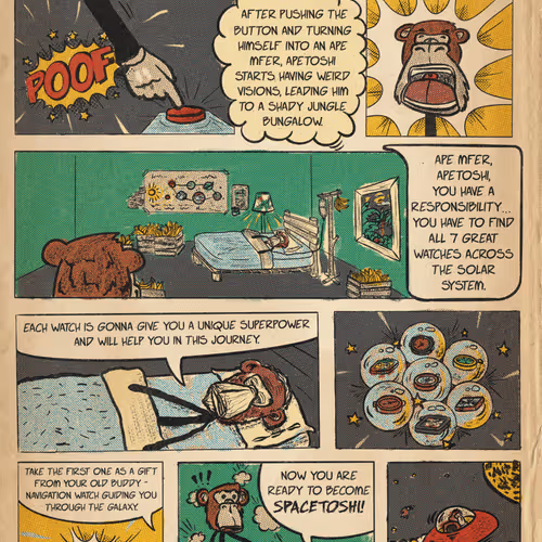 Ape Mfers Comic