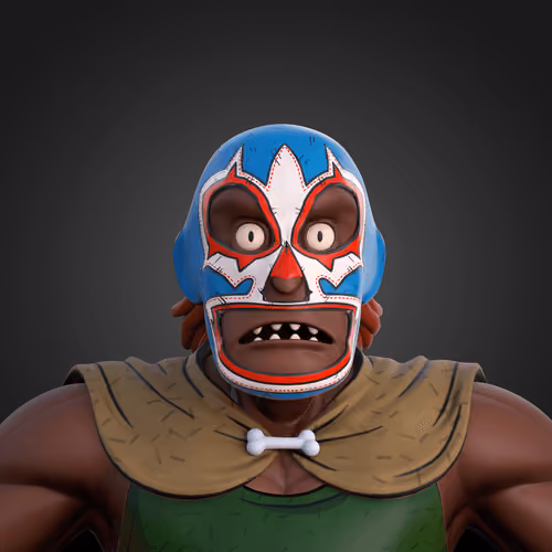 Lucha 3D Knockout #123