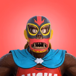 Lucha 3D Knockout #422