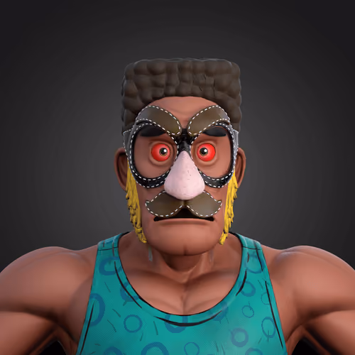 Lucha 3D Knockout #126