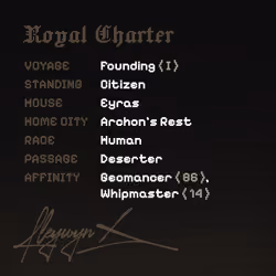 Charter #663