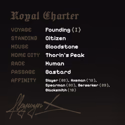 Charter #600