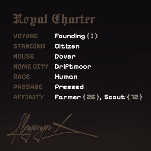 Charter #1630