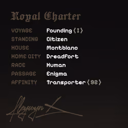 Charter #1845