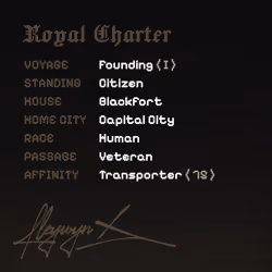 Charter #1086