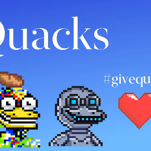 GiveQuack Banner - Blue
