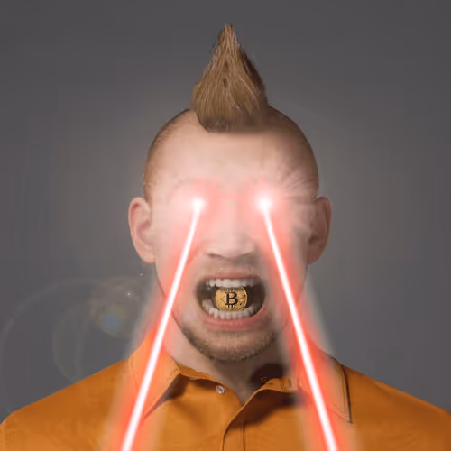 Bitcoin 2021 Laser Eyes #2
