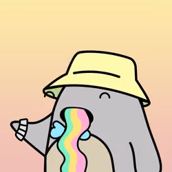 PASTEL PENGUIN #1489