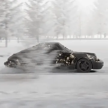 Eroding And Reforming Digital Sculptures Cars