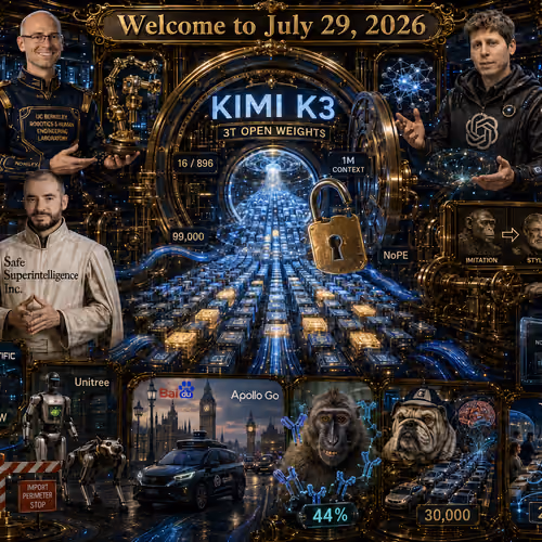 #195 - Contemporary AI Synthetic Maximalist Pentaptych – July 29, 2026