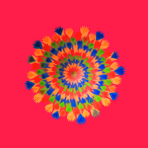 Fractal Bloom By Jen Stark