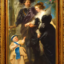 Rubens His Wife And Son