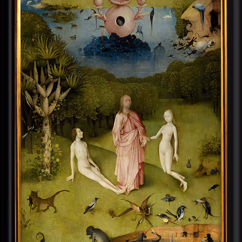 Left Panel; The Garden of Earthly Delights (1490-1500)