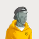 6889