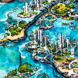 Honolulu coast