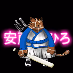 SamuraiCats by Hiro Ando #208
