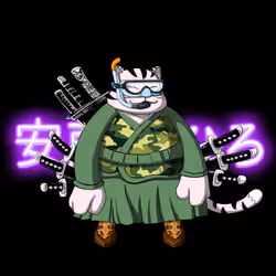 SamuraiCats by Hiro Ando #1898