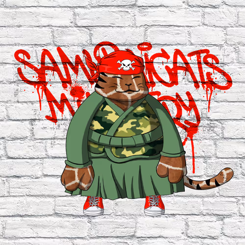 SamuraiCats by Hiro Ando #3494