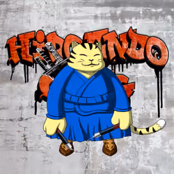 SamuraiCats by Hiro Ando #3460