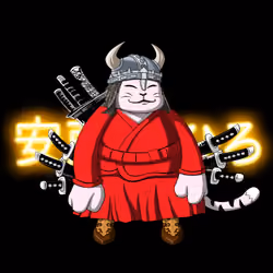 SamuraiCats by Hiro Ando #1677