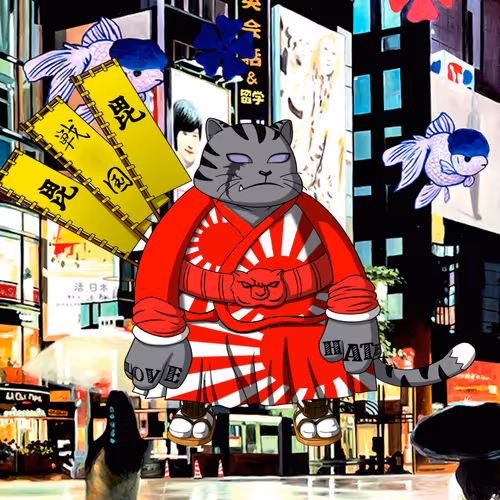 SamuraiCats by Hiro Ando #3655