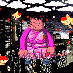 SamuraiCats by Hiro Ando #4117