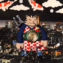SamuraiCats by Hiro Ando #211
