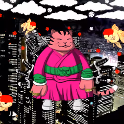SamuraiCats by Hiro Ando #983