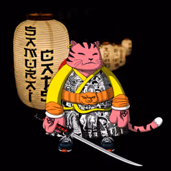 SamuraiCats by Hiro Ando #3544