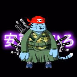 SamuraiCats by Hiro Ando #2736