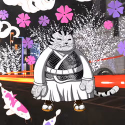 SamuraiCats by Hiro Ando #3611
