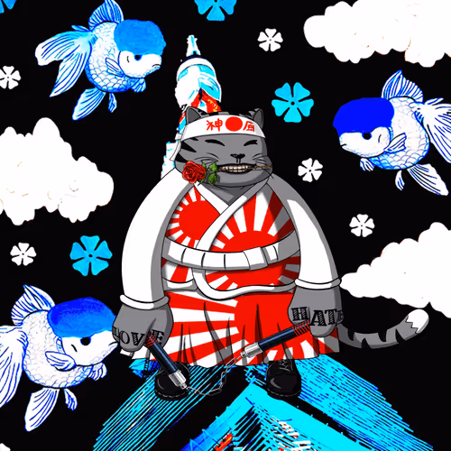 SamuraiCats by Hiro Ando #3829