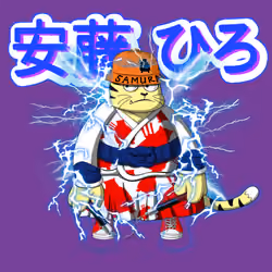 SamuraiCats by Hiro Ando #3484