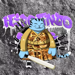 SamuraiCats by Hiro Ando #388