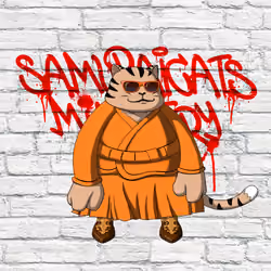 SamuraiCats by Hiro Ando #485